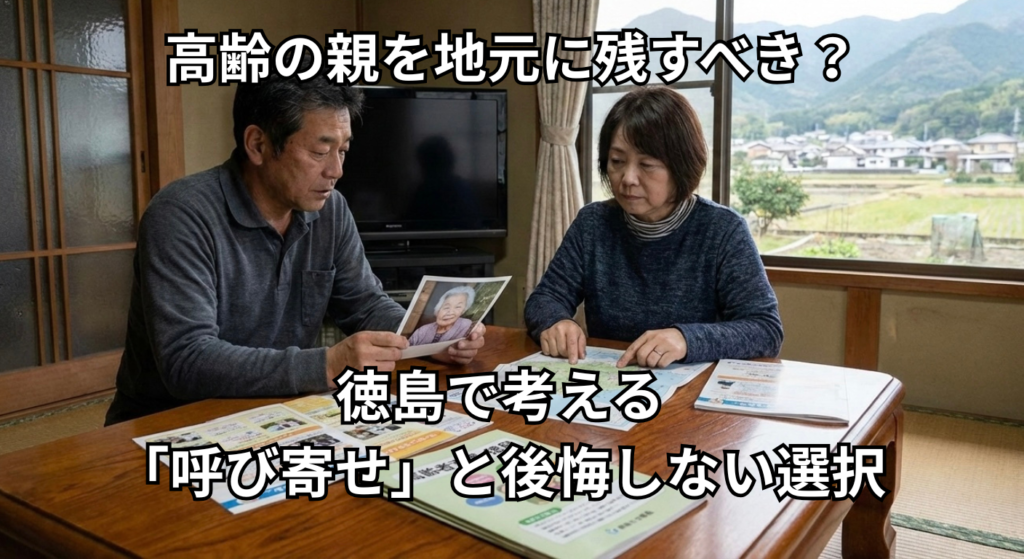 高齢の親を地元に残すべき？徳島で考える「呼び寄せ」と後悔しない選択