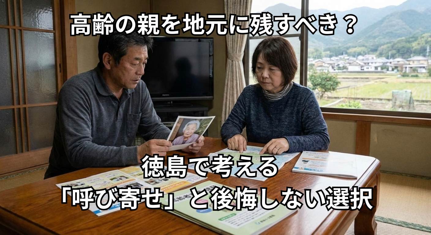 高齢の親を地元に残すべき？徳島で考える「呼び寄せ」と後悔しない選択
